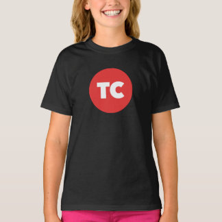 Camiseta negra con logotipo del tesoro de TC