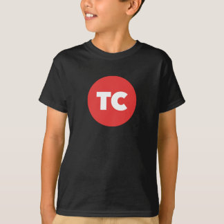 Camiseta negra con logotipo del tesoro de TC