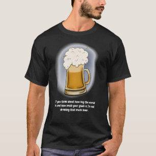 Camiseta negra de Cerveza