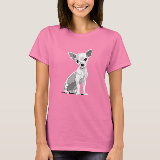Camiseta negra de Chiuahua (Anverso)