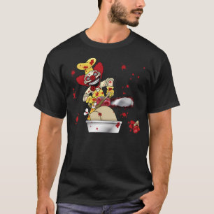 Camiseta negra de cocina extrema