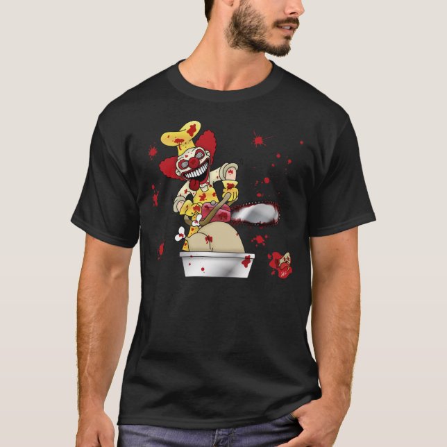 Camiseta negra de cocina extrema (Anverso)
