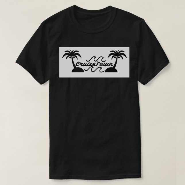 Camiseta negra de CruizeTown (Diseño del anverso)