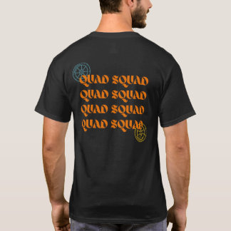 Camiseta negra de cuádruple escuadrón