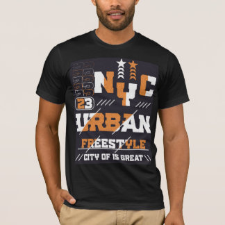 Camiseta negra de diseño gráfico | Ropa callejera
