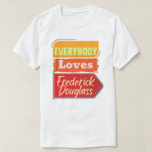 Camiseta negra de Everybody Loves Frederick Dougla