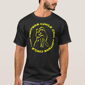 camiseta negra de FightersCircle.com