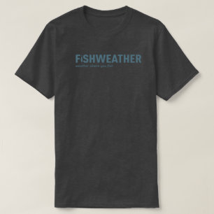 Camiseta negra de FishWeather