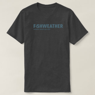 Camiseta negra de FishWeather