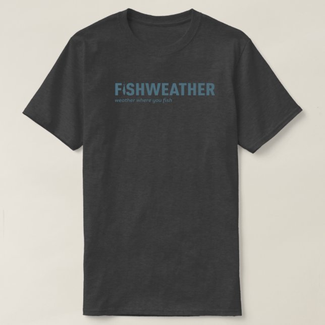 Camiseta negra de FishWeather (Diseño del anverso)