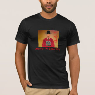 Camiseta negra de Hangul de la espinilla de