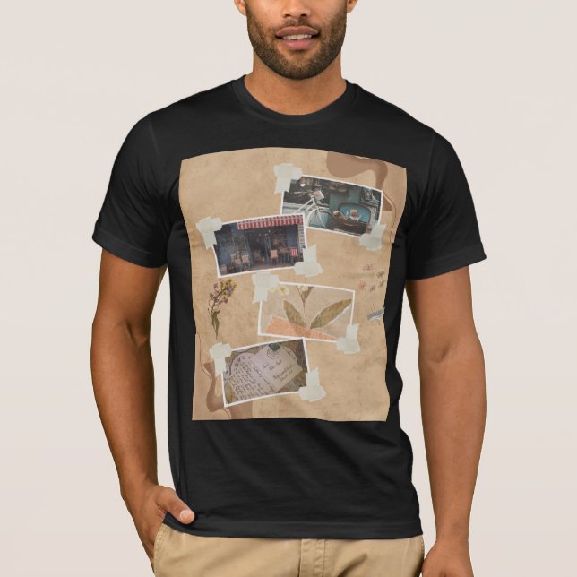 Camiseta negra de hombre (Anverso)