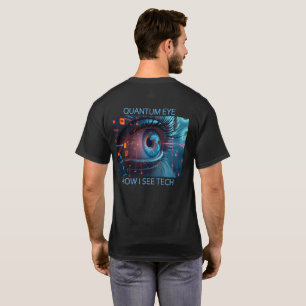camiseta negra de hombre con tecnología Quantum Ey