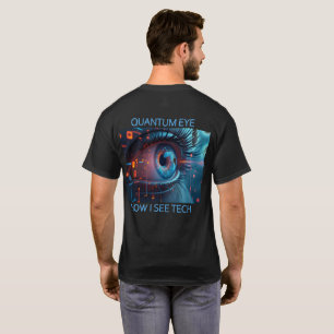 camiseta negra de hombre con tecnología Quantum Ey