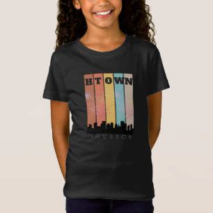 camiseta negra de houston texas space city