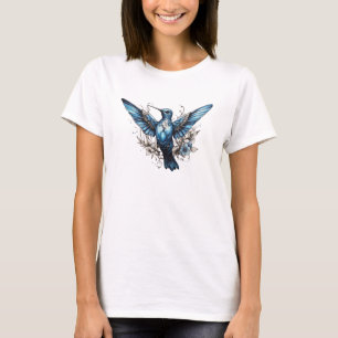 Camiseta negra de Hummingbird