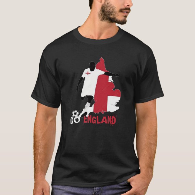Camiseta negra de Inglaterra. 01 (Anverso)