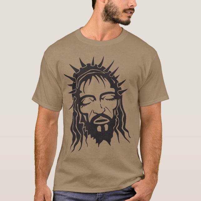 Camiseta negra de Jesús (Anverso)