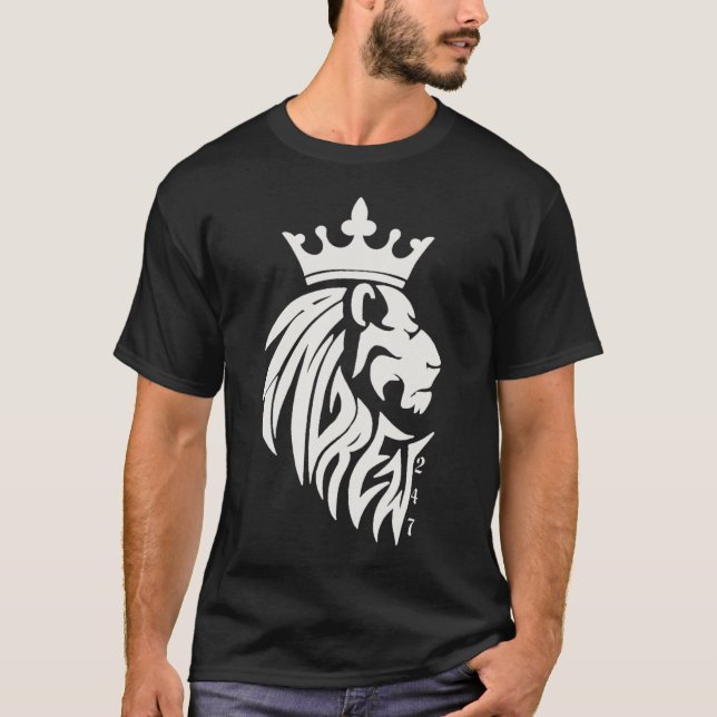 Camiseta negra de King Andrew (Anverso)