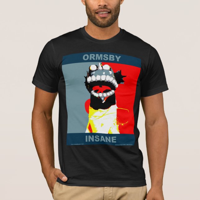 Camiseta negra de la campaña de Ormsby (Anverso)
