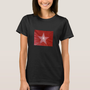 Camiseta negra de la Estrella Roja