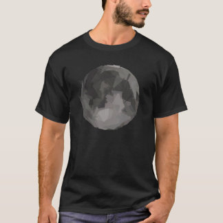 Camiseta negra de la luna