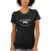 Camiseta negra de la protección animal del