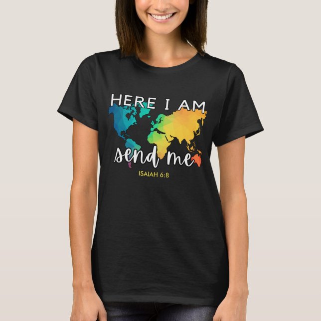 Camiseta negra de las misiones portuarias (Anverso)