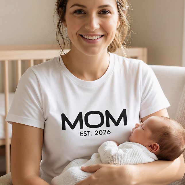 Camiseta Negra de Mamá Establecida con Letra Negri (Subido por el creador)