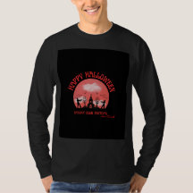 Camiseta negra de manga larga con diseño de Festiv