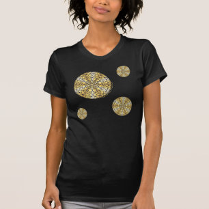 Camiseta negra de mujeres soleadas celestiales