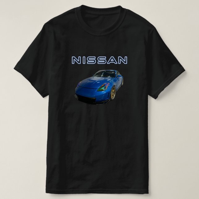 Camiseta negra de Nissan (Diseño del anverso)