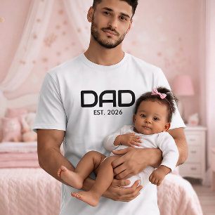 Camiseta negra de papá establecida con letras negr