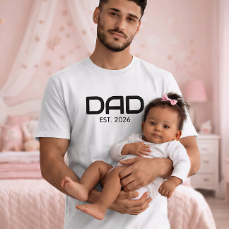 Camiseta negra de papá establecida con letras negr