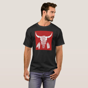 Camiseta negra de Red Ghost Dance Buffalo