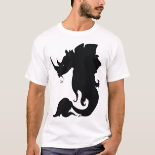 Camiseta negra de Rhinostegofish