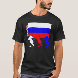 Camiseta negra de Rusia de fútbol