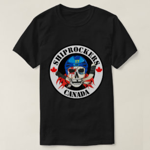 Camiseta negra de Shiprockers Canadá