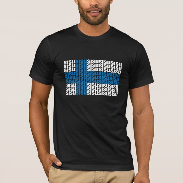 Camiseta negra de Sisu (Anverso)