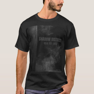 Camiseta negra de streetwear unisex underground