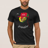 Camiseta negra de Useet Jamaica Lionhead
