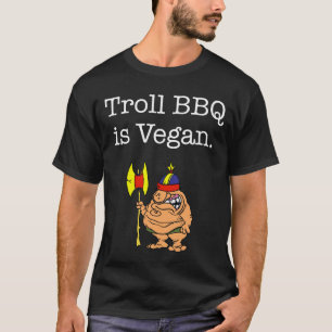 Camiseta negra del Bbq del duende