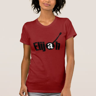 Camiseta negra del chica del logotipo