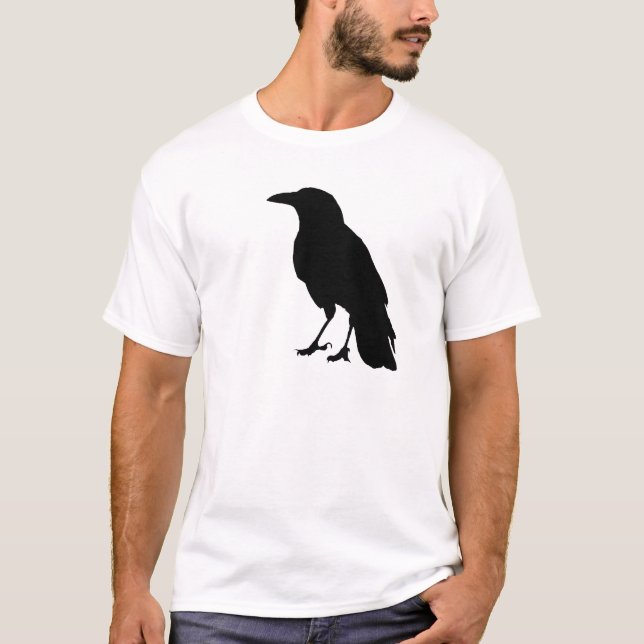 Camiseta negra del cuervo (Anverso)