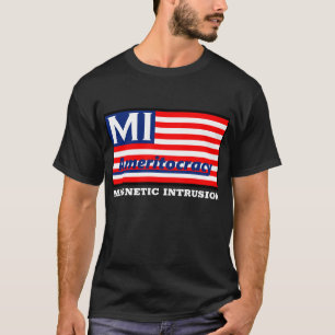 Camiseta negra del logotipo de Ameritocracy