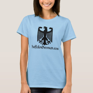 Camiseta negra del logotipo de Eagle de las