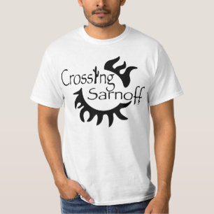 Camiseta negra del logotipo del CS