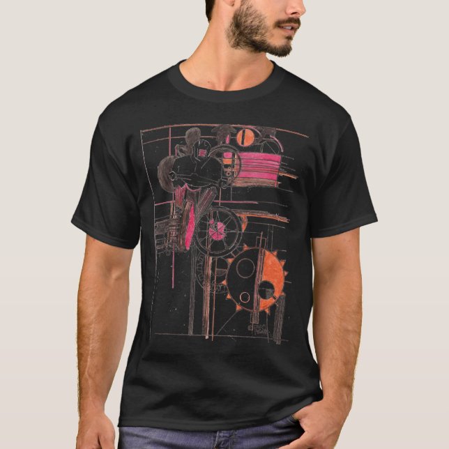 Camiseta negra del motocrós (Anverso)