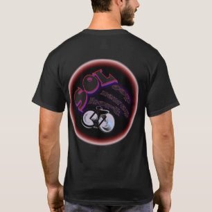 Camiseta negra del solenoide
