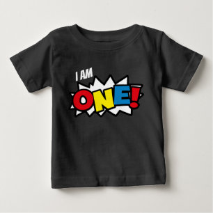 Camiseta negra del super héroe, 1r equipo del